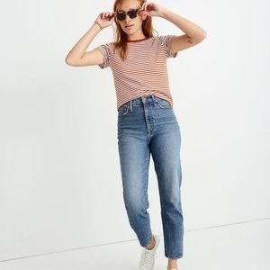 Madewell Classic Straight Jeans in Peralta Wash